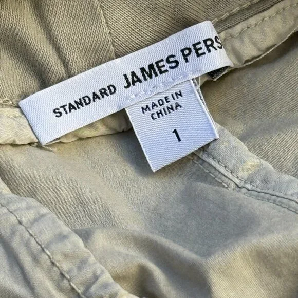 James Perse Stretch Poplin Zip Pocket Pant - Paste Pigment Size 1 (30"-32") - Picture 5 of 16